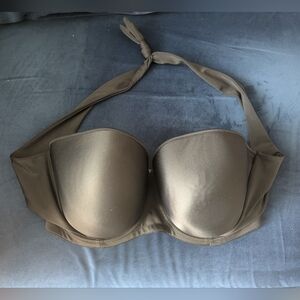 Freya Swim Top Black Halter Size 38FF UK/38H US